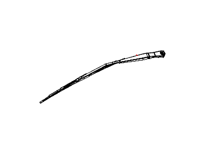 Mopar 68002026AA Wiper Arm, Front Passenger Side
