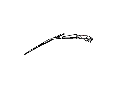 Mopar 68003739AA Wiper Blade, Front