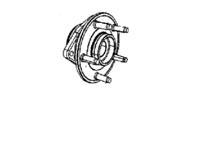 2007 Jeep Wrangler Wheel Hub - 2AMVH398AA