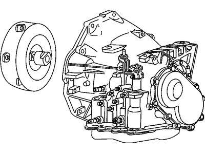 Dodge 5102932AF TRANSAXLE PACKAGE WITH TORQUE CONVERTER