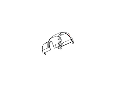 Jeep Steering Column Cover - 1WN01LC5AD