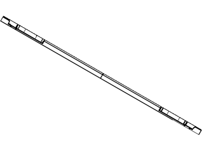 Ram 68166526AA SLIDER Window Glass