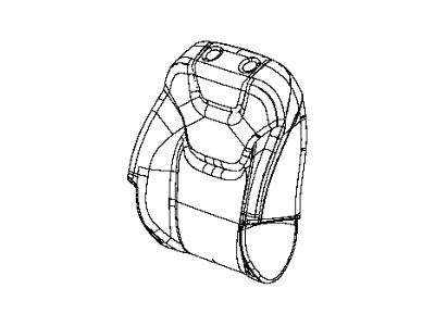 Jeep 5XM90DX9AD COVER Front Seat Back