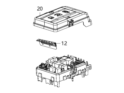 Ram Relay Block - 68430151AA