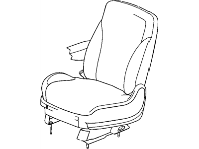 Chrysler 1AY241DVAA COVER Front Seat Cushion