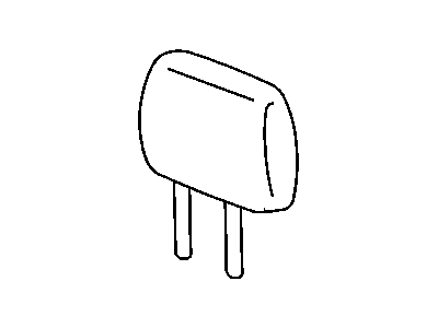 Chrysler 1CP371L2AA HEADREST Front