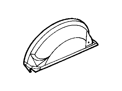Dodge 5020062AC WHEELHOUSE Rear Inner