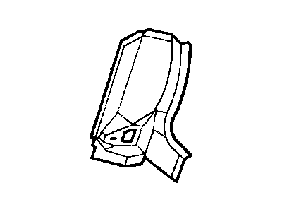 Dodge 4860810AD REINFORCEMENT Quarter Panel