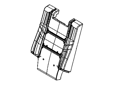Dodge 68101159AA FOAM Seat Back