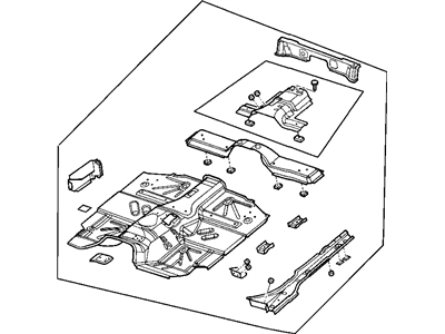 Jeep Wrangler Floor Pan - 55177254AA
