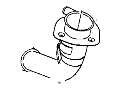 Dodge 4848760AB TUBE Fuel Filler