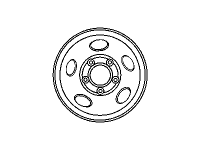 Dodge 5GN67S4AAB WHEEL Steel 5 Stud