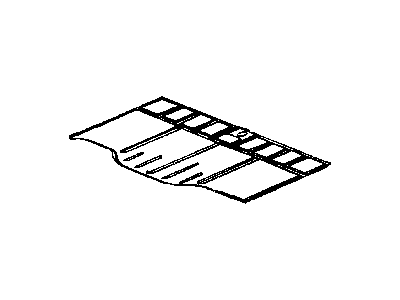 Chrysler 4724568AC SILENCER Floor Pan