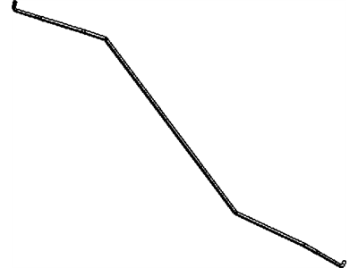 Mopar 68045138AA Control Rod, Rear Passenger Side