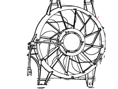 Chrysler Engine Cooling Fan - 5017407AA