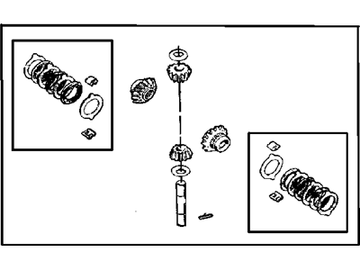 Jeep 4773010 GEAR KIT Center Differential