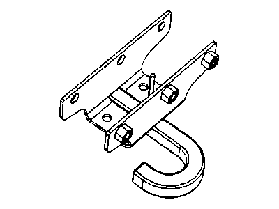 Jeep 52126106AB HOOK Tow