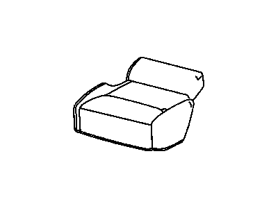 Jeep 1PZ36XDVAA COVER Rear Seat Cushion Cushion Cover