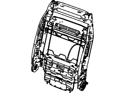 Mopar 4610146AA Seat Back Frame, Front Passenger Side