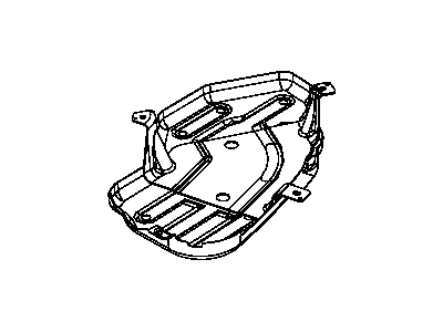 Dodge 5147235AC SKID PLATE Fuel Tank