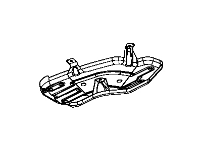 Dodge 5147238AC SKID PLATE Fuel Tank