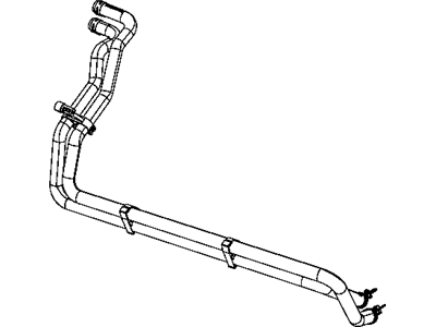 Ram 55056906AB HOSE Heater Core