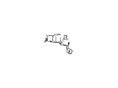Ram 52013168AJ TUBE Brake HCU To Junction Block Right