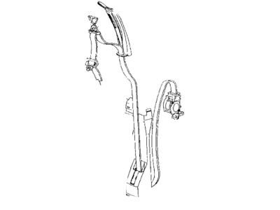 1997 Dodge Caravan Seat Belt - GK35SJK
