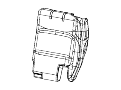 Jeep 7AV01TX7AB COVER Rear Seat Back Left