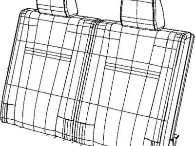 Mopar 5MW43XR4AA Cover Rear Seat Back