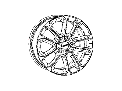 Jeep Spare Wheel - 1VH40XZAAA