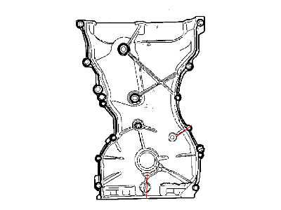 Dodge 4884466AB COVER Timing Case
