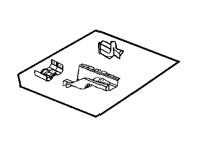 Mopar 55362430AC Floor Crossmember, Rear Passenger Side