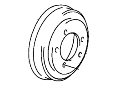 Chrysler Brake Drum - 4877262