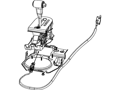 Jeep 52060162AB LEVER Auto floor shift
