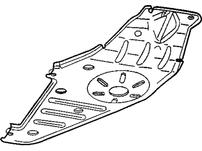Dodge 52058674AD SKID PLATE Front
