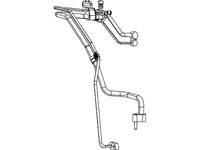 Dodge 5058896AE LINE A/C Suction And Liquid