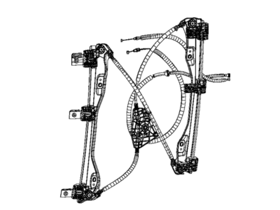 Chrysler Voyager Door Latch Cable - 68314744AA