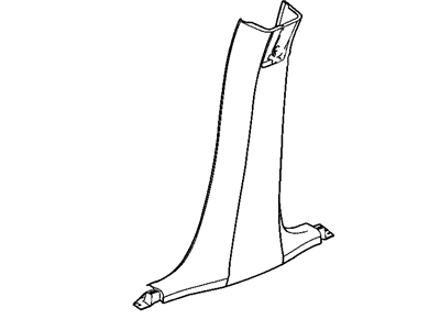 Dodge UM22XDBAI PANEL B Pillar Lower Trim