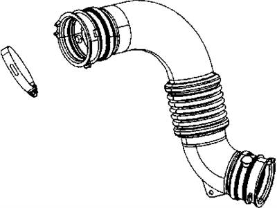 Dodge Caliber Air Intake Coupling - 5037919AB