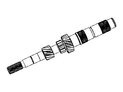 Dodge 5191005AA INPUT SHAFT PACKAGE Transaxle