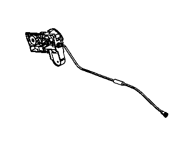 Dodge Journey Door Latch Cable - 68103384AA