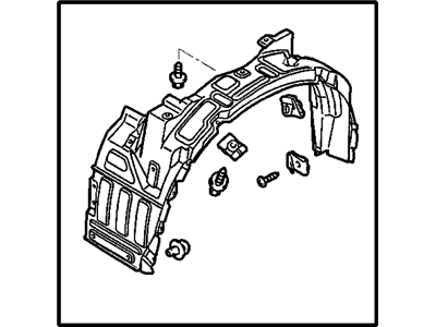 Chrysler MN133265 SHIELD KIT Splash