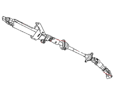 Mopar 55315022AE Shaft Intermediate
