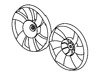 Dodge Intrepid Engine Cooling Fan - 5066161AA