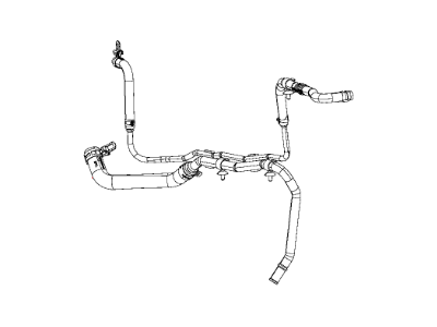 Ram 68184913AE HOSE Coolant Bottle to Radiator