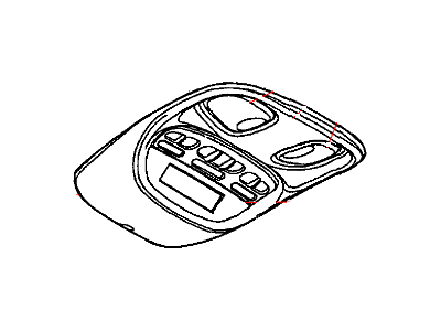 Chrysler Aspen Dome Light - 5KM801D1AC