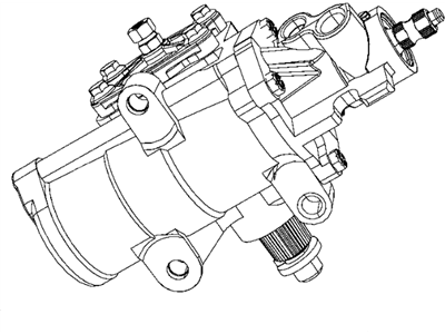 Ram 4877189AC GEAR Power Steering