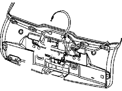 Jeep Compass Trunk Lid Latch - 4589176AC