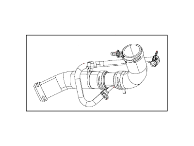 Ram Radiator Hose - 52014835AB